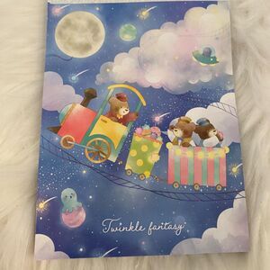 Kyowa Twinkle Fantasy Memo Pad. Bear Print. Multicolor. Cute. Kidcore. Gifts.